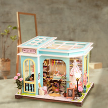 Miniature Small House Handmade Tailor Shop Diy Cottage Building Model Toy - $55.29+