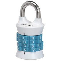 Master Lock Word Combination Lock, Set Your Own Word Lock for Gym and School Loc - £22.44 GBP