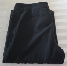 Calvin Klein Black Dress Pants Trousers Size 10 Straight Legs polyester - $14.84