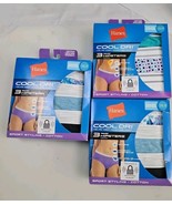 Hanes Cool Dri Womans Tagless Hipsters Panties Size 9 2XL (3-Pack) Lot of 3 - $418.15 MXN