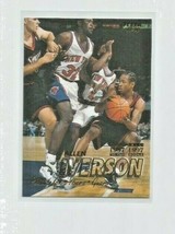 Allen Iverson (Philadelphia 76ers) 1997-98 Fleer Card #300 - £3.88 GBP