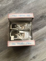 VINTAGE LEATHER WEE WALKERS BABY SHOES 1950&#39;s - $7.87