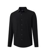 VANCAMEL Men&#39;s White Button Down Shirt Breathable Moisture Wicking Size L - $207.53 MXN