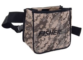 Fisher Metal Detector Camo Pouch two Large Pockets and Belt included Cam... - £17.90 GBP