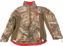 Mens Realtree Xtra Camouflage Soft Shell Full Zip Hunting Jacket Medium ... - £17.22 GBP