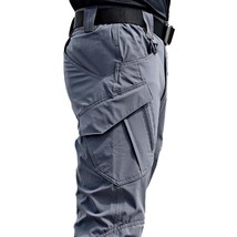 New Mens Tactical Pants Multiple Pocket Elasticity Military Urban Commuter Tacit - £27.52 GBP+