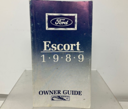 1989 Ford Escort Owners Manual Handbook OEM M01B28007 - $35.99