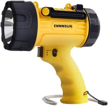 NEW Emmmsun ES-6000 Rechargeable 1500 Lumens Spotlight 3-Modes USB Charger IP67 - £27.03 GBP