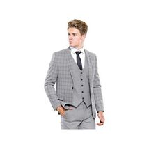 Men 3pc European Vested Suit WESSI by J.VALINTIN Extra Slim Fit JV44 Houndstooth image 3