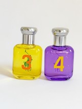 Women RALPH LAUREN POLO BIG PONY #3 &amp; #4 EDT Spray Mini 0.5 fl oz - $39.59