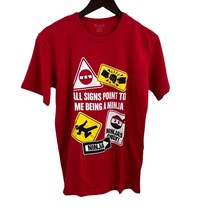 Childrens Place Red Short Sleeve Ninja Tee Size XXL New - £6.16 GBP