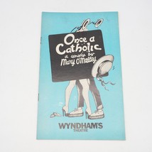 Vintage Theater Program Once A Catholic Wyndhams Theatre March 1978 - £12.40 GBP