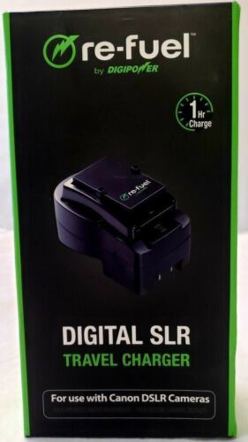 Used Digipower Re-Fuel Replacement Canon DSLR Charger Black Model# RF-DSLR-500C - $6.93