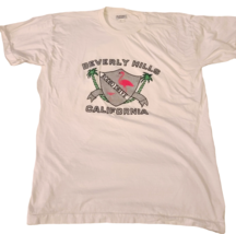 VTG 80s Beverly Hills Rodeo Drive Single Stitch Short Sleeve T-Shirt Size L - £41.02 GBP
