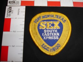 Train Rail Road vintage patch SEX South Eastern Xpress RR - £14.75 GBP