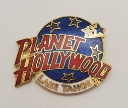 Planet Hollywood LAKE TAHOE California Collectible Globe Lapel Vest Pin - $19.60