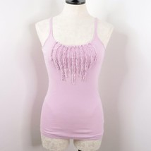 J.Crew Womens XS Lavender Purple Ruffle Sleeveless Spaghetti Strap Cami Tank Top - £7.07 GBP