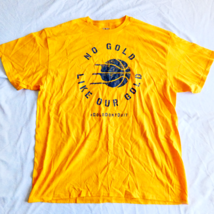 MENS SHIRT SIZE XL INDIANA PACERS BASKETBALL PLAYOFFS NO GOLD LIKE OUR GOLD - $270.05 MXN