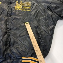 Vintage FRAILED Men's Black/Yellow Distressed Varsity Jacket Chest 52" image 3