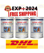 3 X Alpha Lipid Lifeline Colostrum Milk Powder EXP:2024 - £173.41 GBP