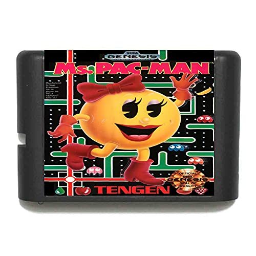 Samrad MS. Pac-Man 16 Bit MD Game Card For Sega Mega Drive For Genesis [... - $17.32