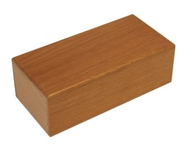 Medium/Keepsake 35 Cubic Inches Simply Oak Funeral Urn for Cremation Ashes - £56.43 GBP