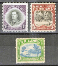 ZAYIX Niue 73-75 MH with WMK 61 Island Scenes 1223S0010 - £21.44 GBP