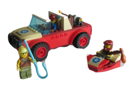 READ* LEGO City Wildlife Rescue Off-Roader 60301 Jessica Sharpe 4x4 Water Scoote - £11.35 GBP