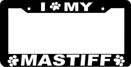 MASTIFF DOG paw print License Plate Frame - $4.49