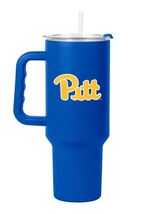 Pitt Panthers Pittsburgh Tumbler Blue Yellow 40 oz NCAA Flipside Powder ... - $74.26 CAD