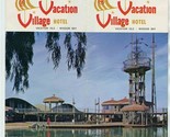 Vacation Village Hotel Brochure San Diego California 1968 - $37.62