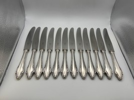 Set of 12 Vintage Wellner Germany Silverplate 9 3/4&quot; Dinner Knives WLN4 - $119.99