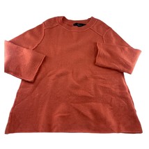 Zara Knit Sweater Womens Small Coral PInk Pullover Long Sleeve Lightweig... - $251.67 MXN