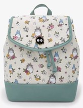 Studio Ghibli My Neighbor Totoro Floral Slouch Mini Backpack Bag - £40.28 GBP