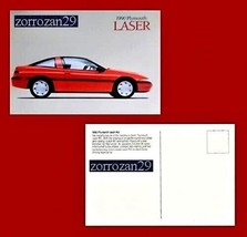 1990 Plymouth Laser Rs 2-Door Sport Coupe Vintage Color POSTCARD- Usa - Awesome - £5.84 GBP