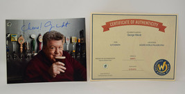 George Wendt from Cheers drinking a beer Signed Photo 8 x 10 COA - $39.60