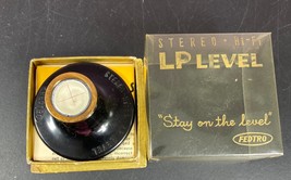 Vintage Stereo LP Bubble Level Fedtro HI FI Made in Japan 1950&#39;s 1960&#39;s ... - $29.69