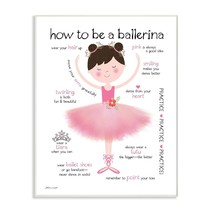 The Kids Room by Stupell How to Be A Ballerina Diagram with Pink Tutu and Slippe - $47.99