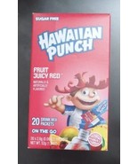 Hawaiian Punch Fruit Juicy Red Drink Mix Singles to Go 20-COUNT SAME-DAY... - £7.80 GBP