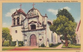 Royal Presidio Chapel Monterey California CA Postcard B16 - £2.39 GBP
