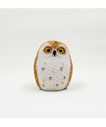 Miniature Resin Owl Figurine Sculpture 2.5 Inches Tall Unbranded Tan and... - £10.21 GBP