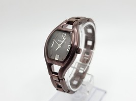 Fossil Watch Women New Battery Brown Stainless Band Brown/Black Date Dial 22mm - £17.86 GBP
