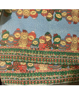 Lucy Riggs Christmas Teddy Bear Tablecloth 120x60 FREE NAPKINS SHAKER Fo... - $60.84 CAD
