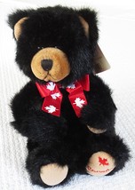 Russ Great Canadian Wildlife Collection Blacky 10-inch Plush Bear - £7.82 GBP