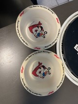 (2) 1995 Vintage Kellog Frosted Flakes Tony the Tiger Plastic Cereal Bowls - £3.91 GBP