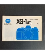 Minolta XG-1(n) Owner’s Manual Guide Booklet 35mm SLR Film Camera - £7.74 GBP