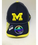 University Of Michigan State  U Of M Addias s/m stretch Ball Cap blue an... - £14.68 GBP