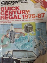 Chilton Repair Manual no.7307 Buick Century & Regal 1975-87 - $14.01