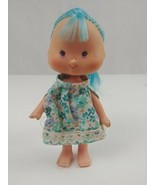 Vintage 1980&#39;s  Strawberry Shortcake Blueberry Muffin 5&quot; Doll With Dress - $26.24 CAD