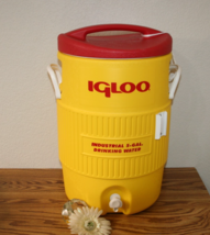 Igloo 11863 Industrial Water Cooler Yellow Cup Dispenser 5 Gallon Jug - $34.30